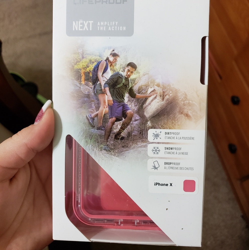 I phone X live proof case